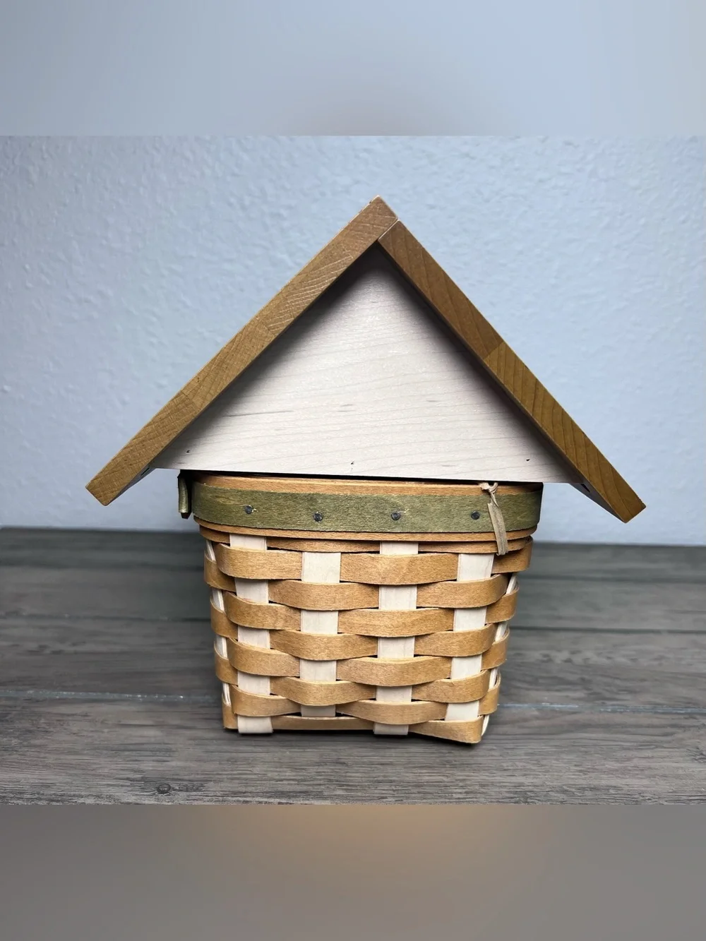 Longaberger NIB 2009 Collectors Club Birdhouse Basket Set w/Lid, protector, box